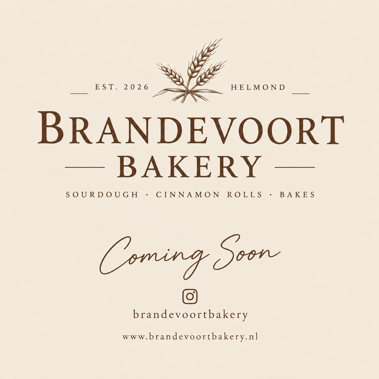Brandevoort Bakery: coming soon